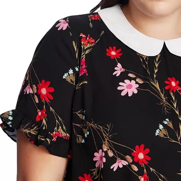 CeCe by Cynthia Steffe 3/4-Sleeve Enchanted Wildflower - Picture 4 of 12